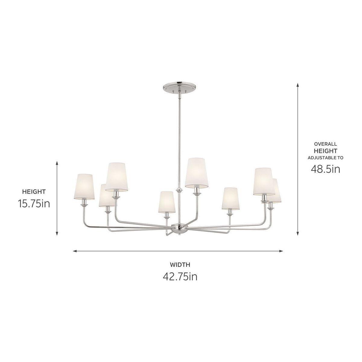 Kichler - Pallas 8-Light Chandelier - Lights Canada