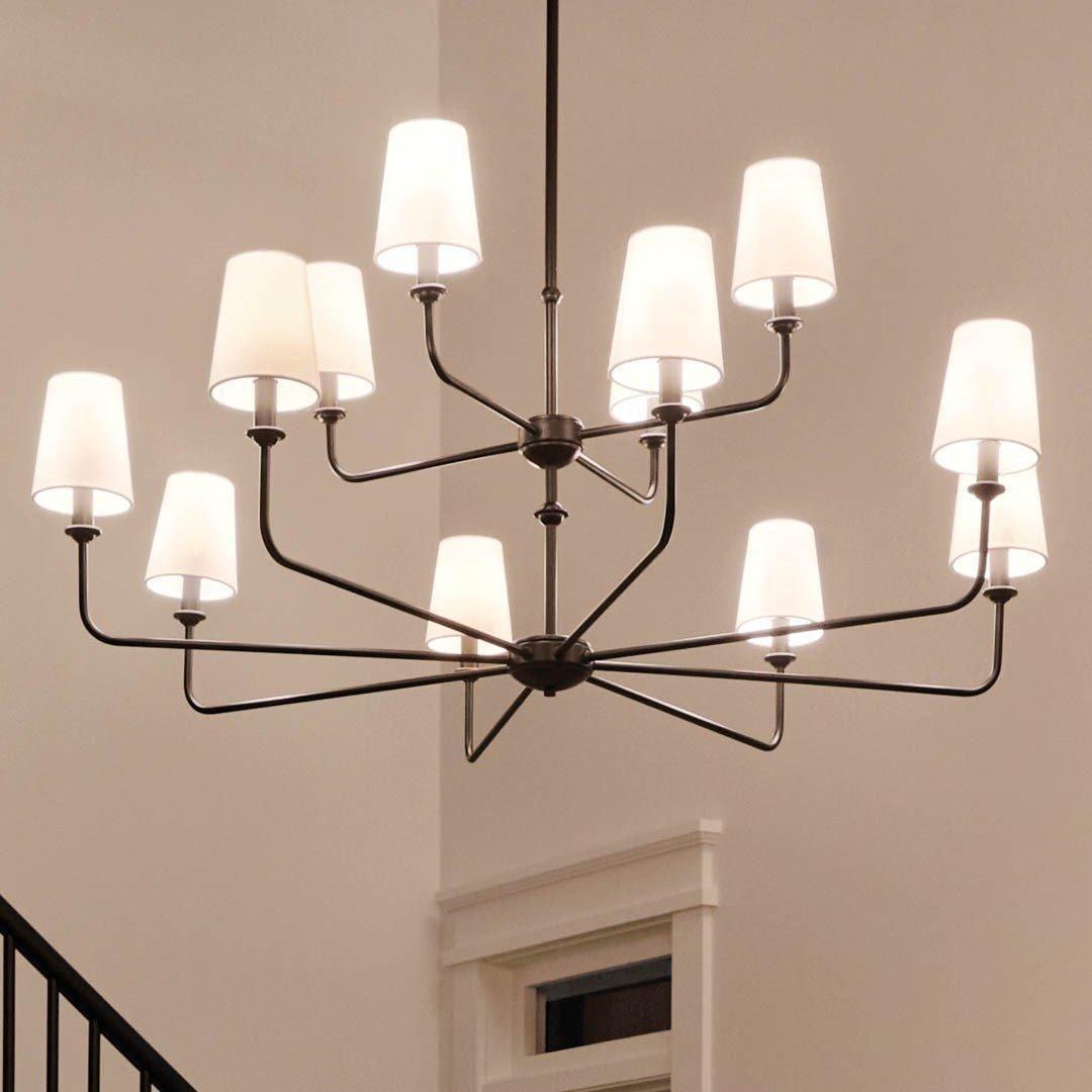 Kichler - Pallas 12-Light Chandelier - Lights Canada
