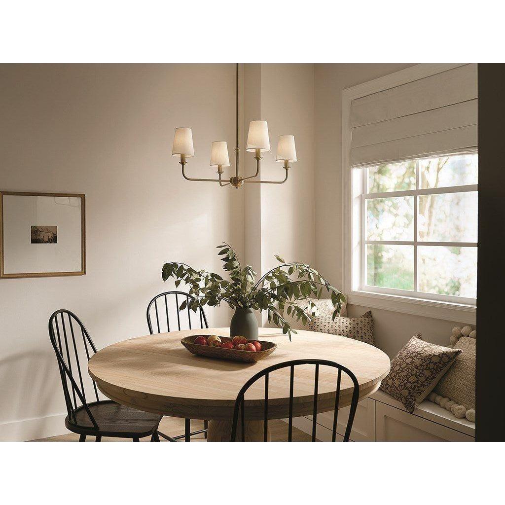 Kichler - Pallas 4-Light Mini Chandelier - Lights Canada