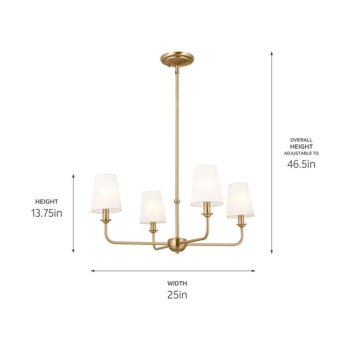 Kichler - Pallas 4-Light Mini Chandelier - Lights Canada