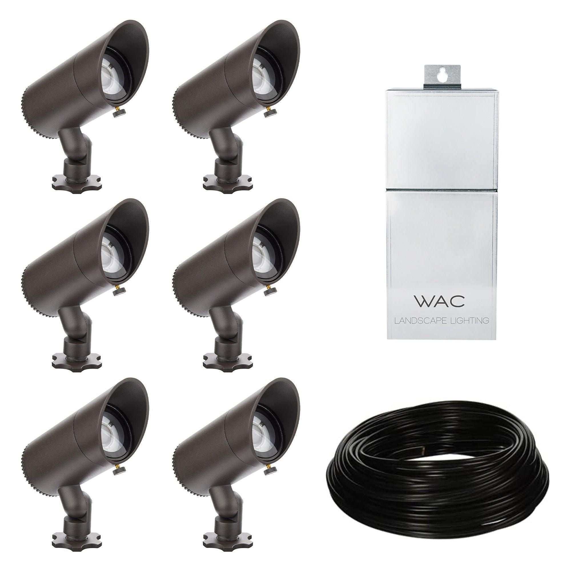 WAC Lighting - LED 12V Landscape Lighting Kit with Basic Accent Light - Lights Canada