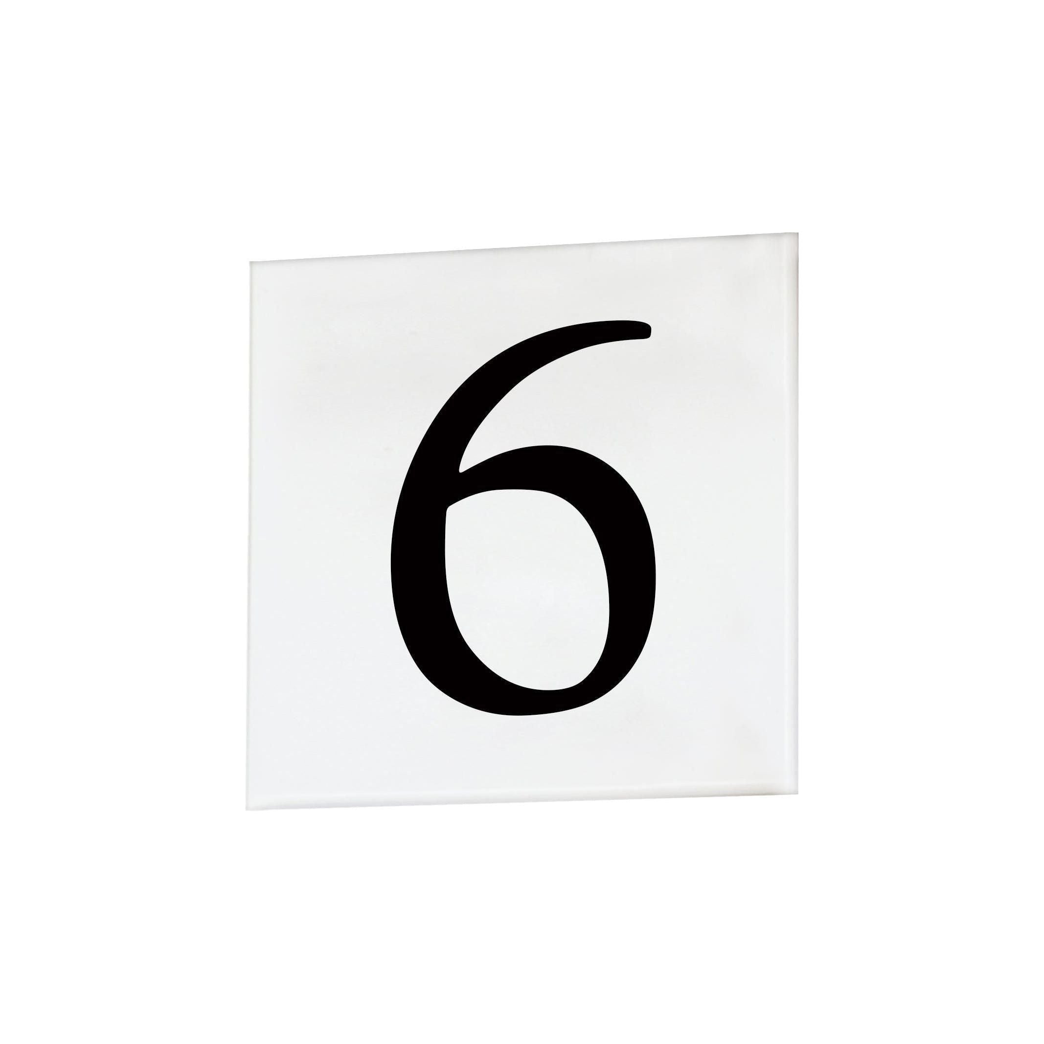 Maxim Lighting - 4" Square Tile Number 6/9 (Serif) - Lights Canada