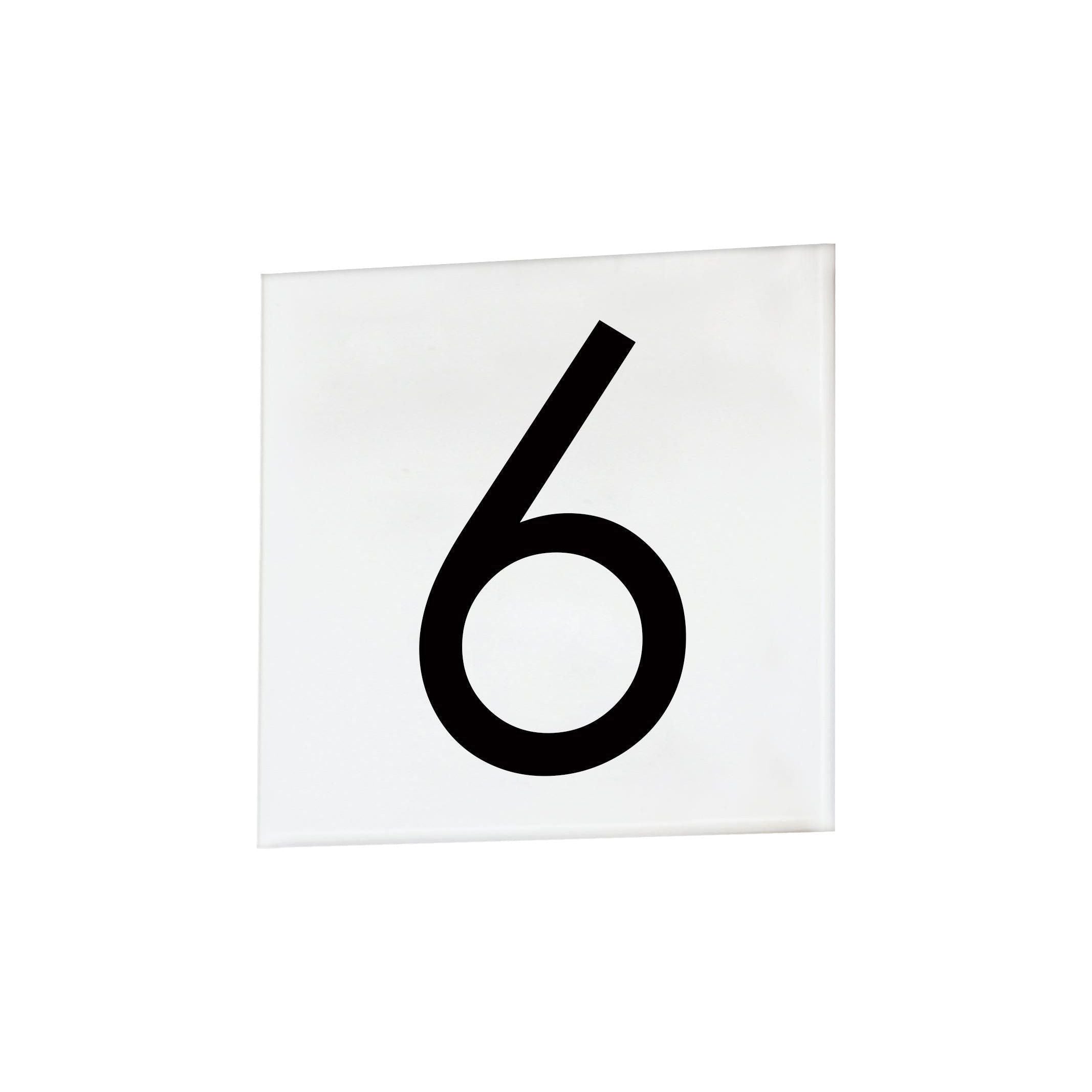 Maxim Lighting - 4" Square Tile Number 6/9 (Sans Serif) - Lights Canada