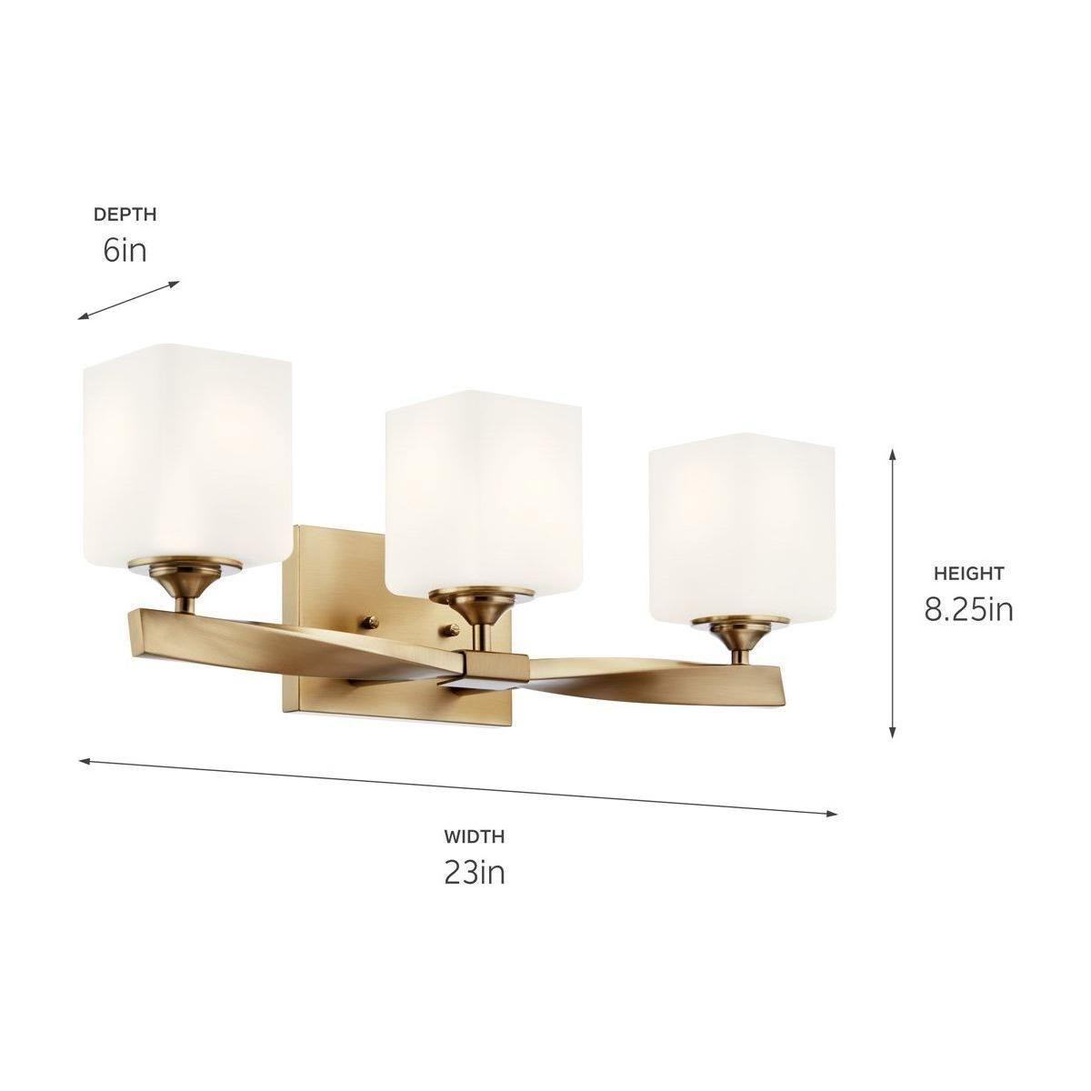 Kichler - Marette 22.75" 3-Light Vanity Light - Lights Canada