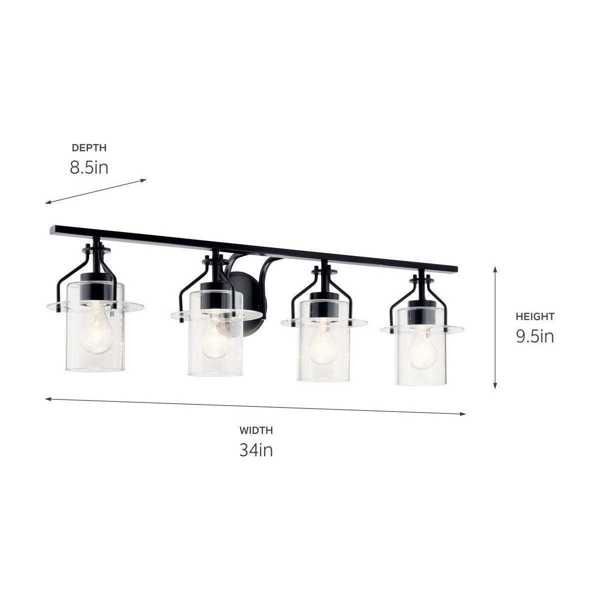 Kichler - Everett 24" 4-Light Vanity Light - Lights Canada