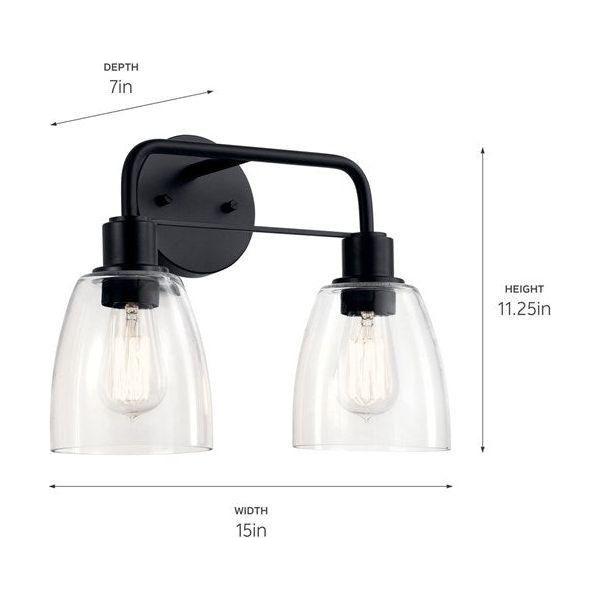Kichler - Kichler Meller Vanity 2 Light - Lights Canada