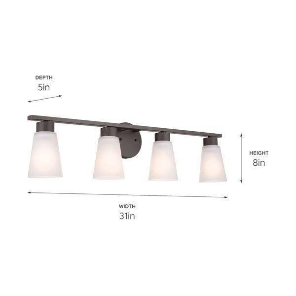 Kichler - Kichler Stamos Vanity 4 Light - Lights Canada