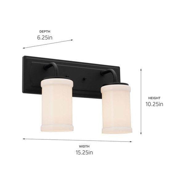Kichler - Kichler Vetivene Vanity 2 Light - Lights Canada