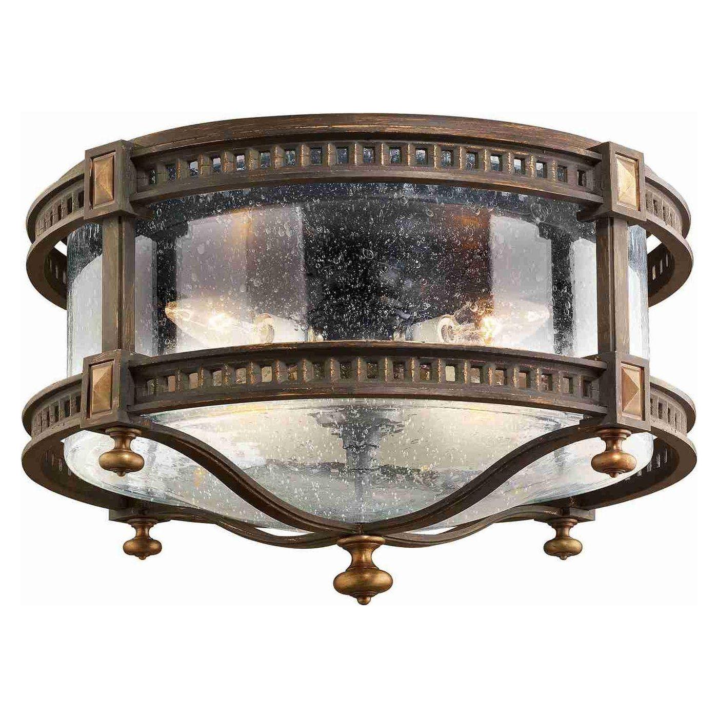 Fine Art Handcrafted Lighting - Beekman Place Outdoor Ceiling Light - Lights Canada