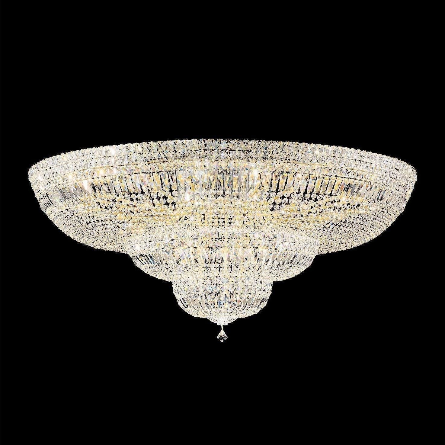 Schonbek - Petit Crystal Deluxe Semi Flush Mount - Lights Canada