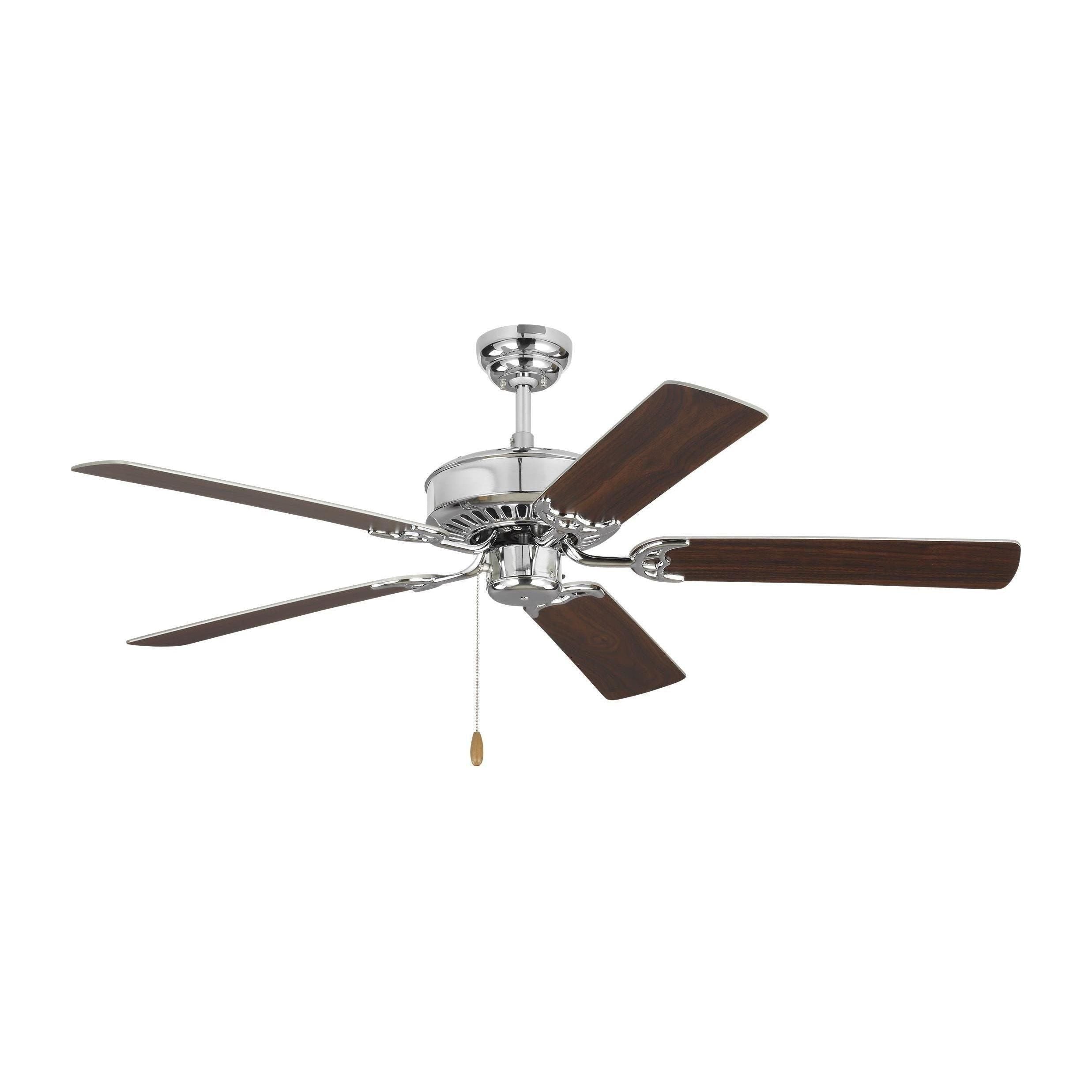 thumbnail image 2 of Monte Carlo Haven 52-inch Ceiling Fan - Brushed Steel With 5 MDF Blades & Pull Chain 2 of 14