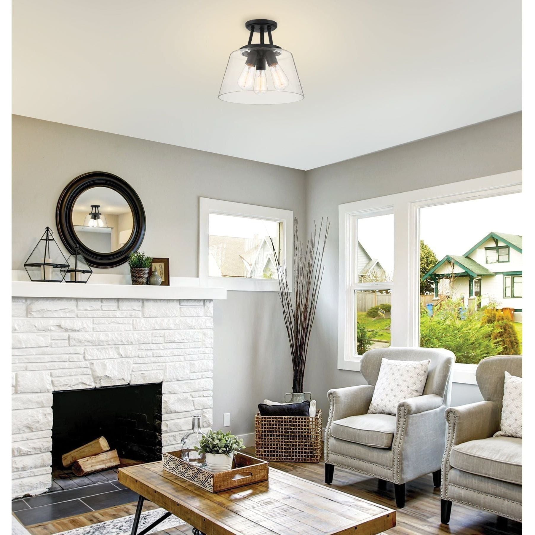 Savoy House - Calhoun 3-Light Ceiling Light - Lights Canada