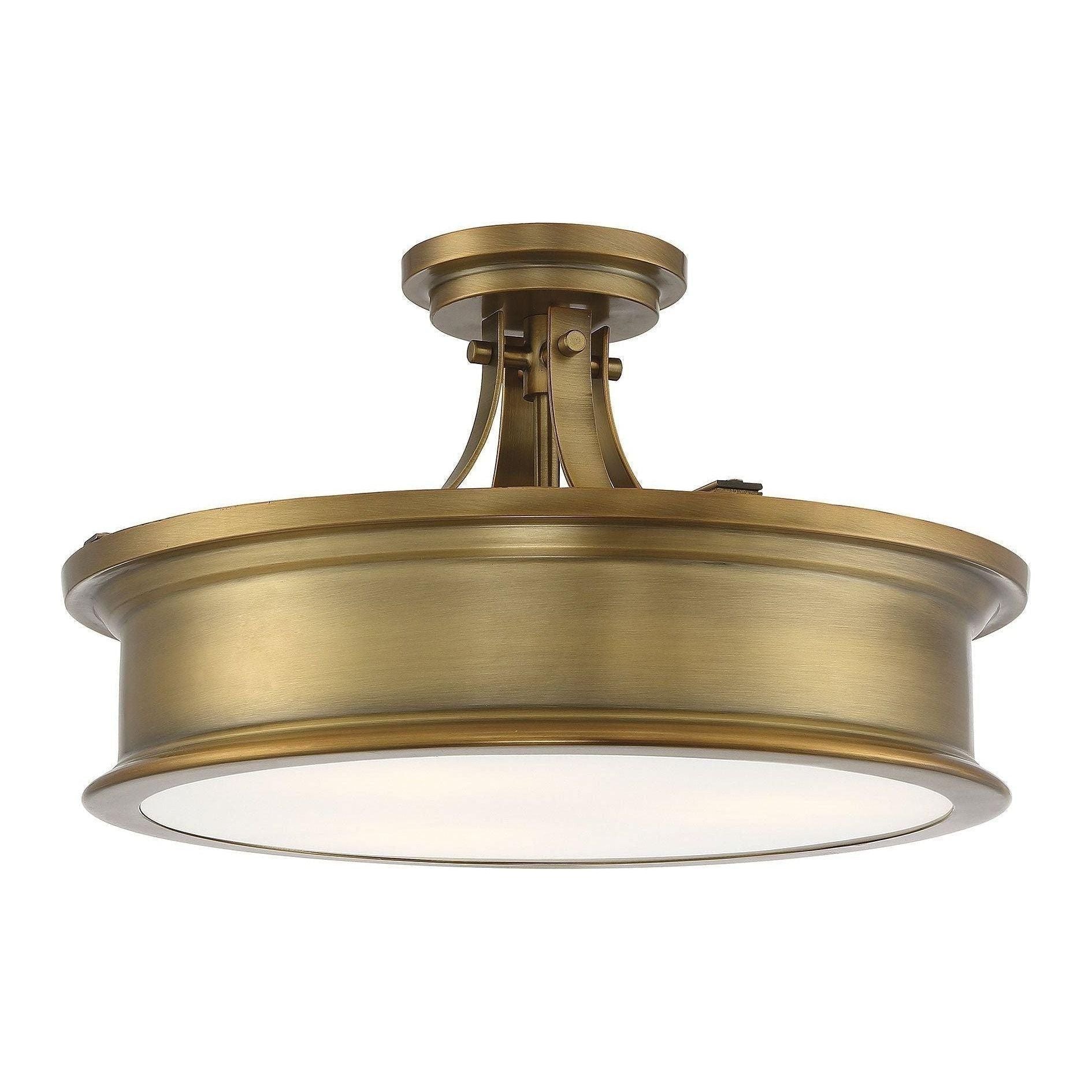 Savoy House - Watkins Semi Flush Mount - Lights Canada