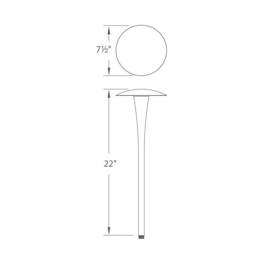WAC Lighting - Round LED 12V Path and Area Light - Lights Canada