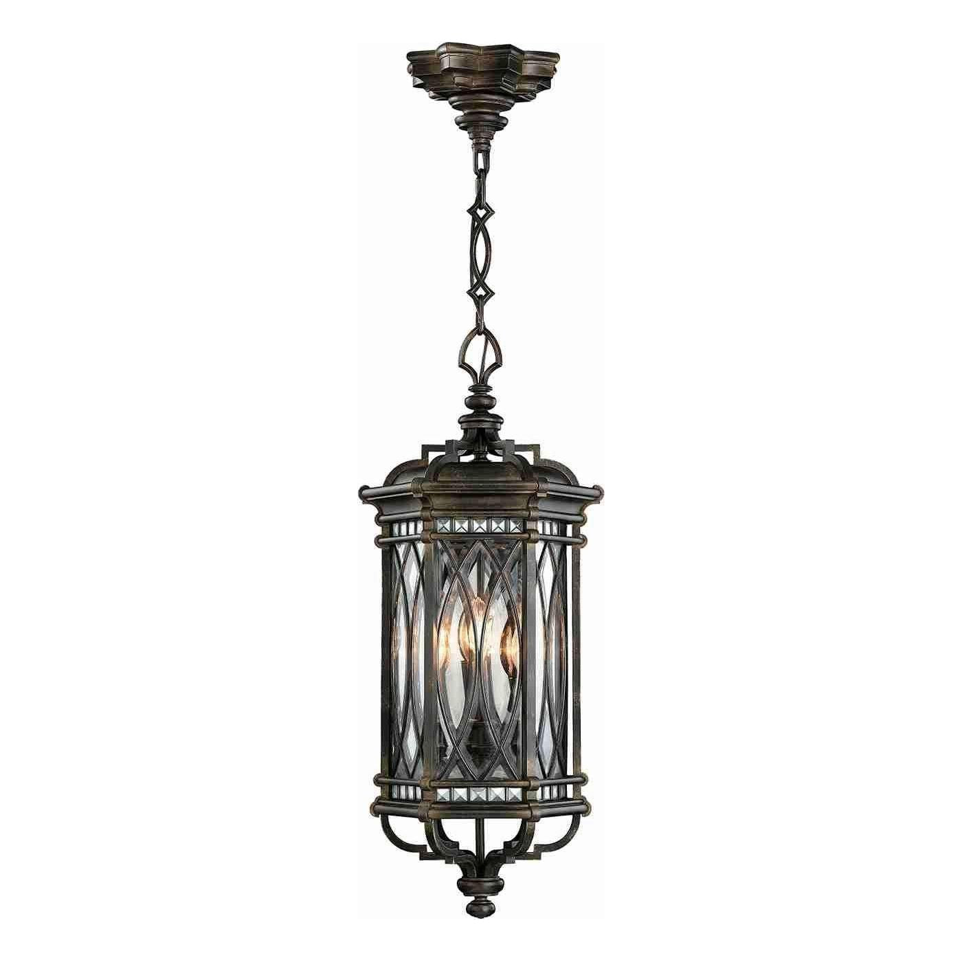 Fine Art Handcrafted Lighting - Warwickshire Outdoor Pendant - Lights Canada