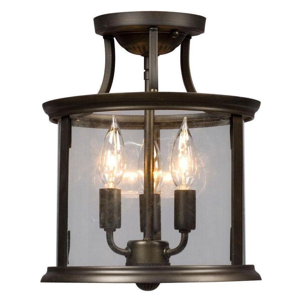 Galaxy Lighting - Huntington Semi Flush Mount - Lights Canada