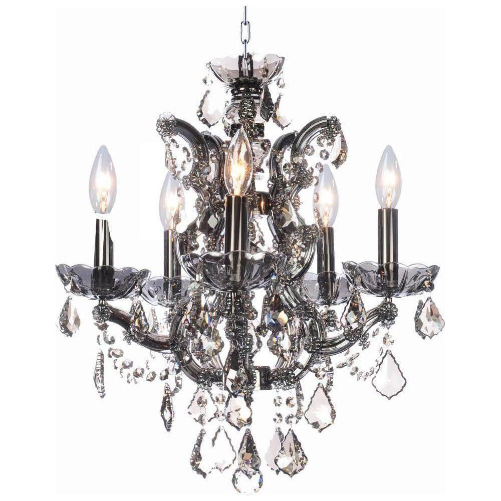 Starfire - Maria Teresa Smoke Chandelier - Lights Canada