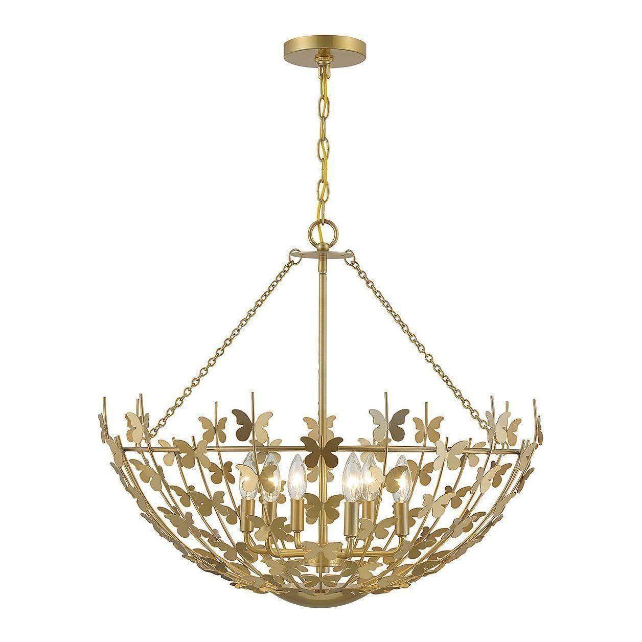 Savoy House - Birch 6-Light Pendant - Lights Canada