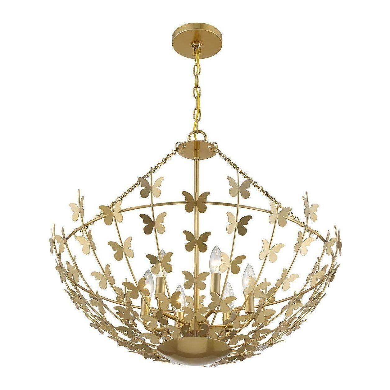 Savoy House - Birch 6-Light Pendant - Lights Canada