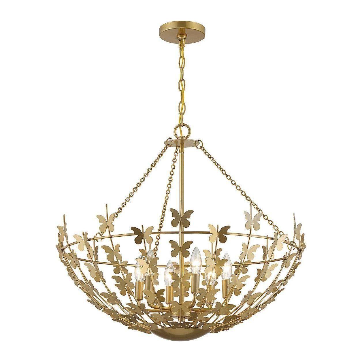 Savoy House - Birch 6-Light Pendant - Lights Canada