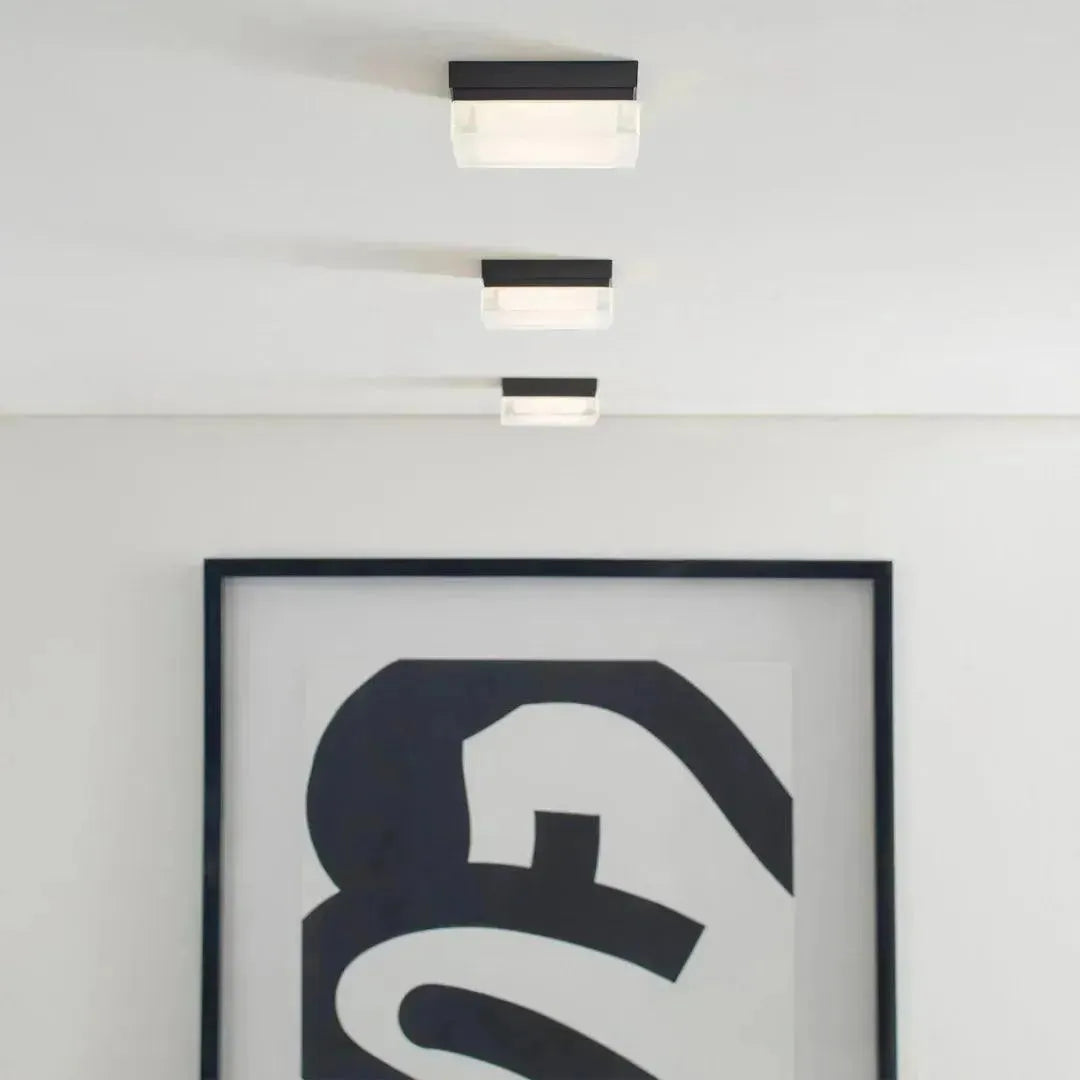 Visual Comfort Modern Collection - Boxie Small Outdoor Flush Mount - Lights Canada