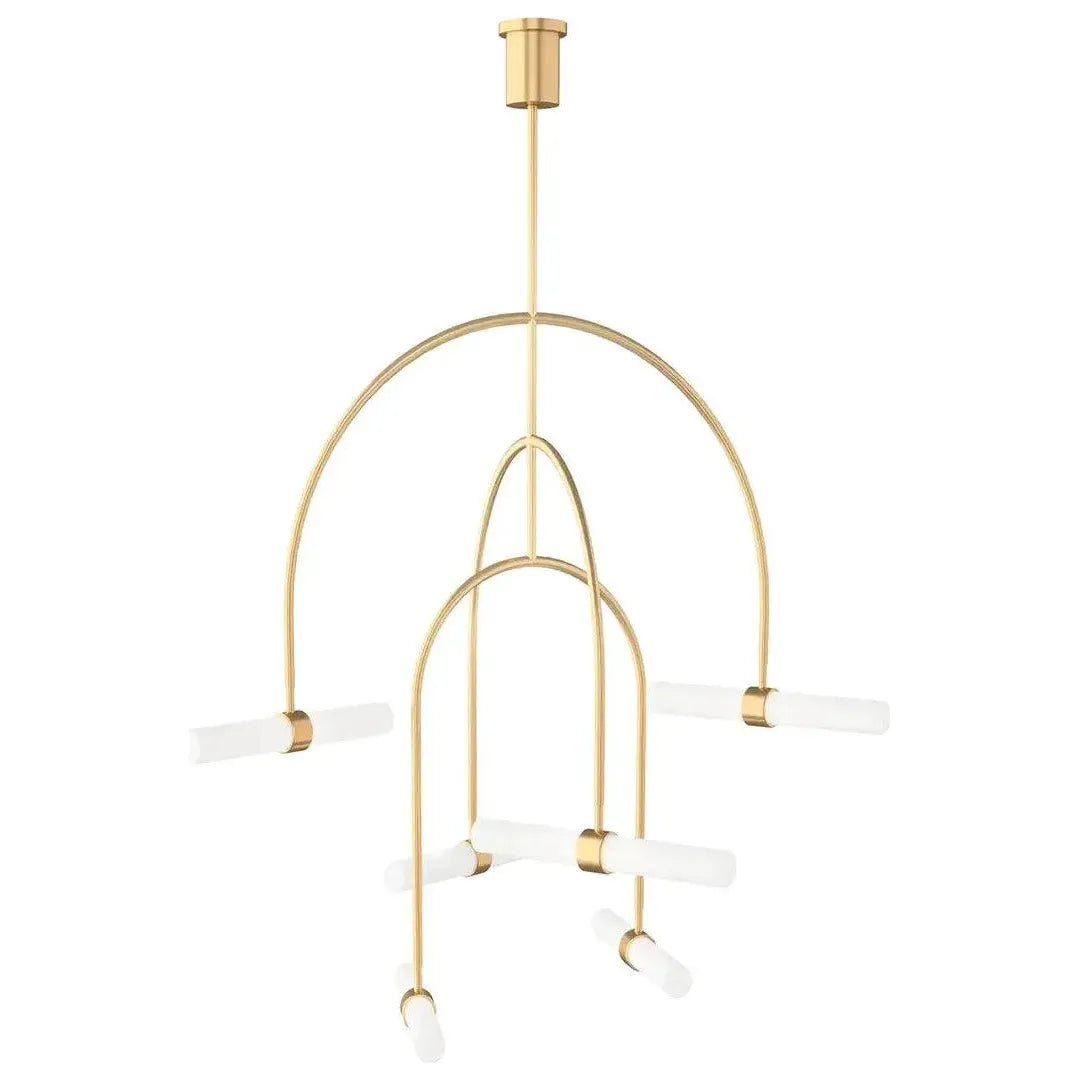 Visual Comfort Modern Collection - Calumn 6-Light Chandelier - Lights Canada