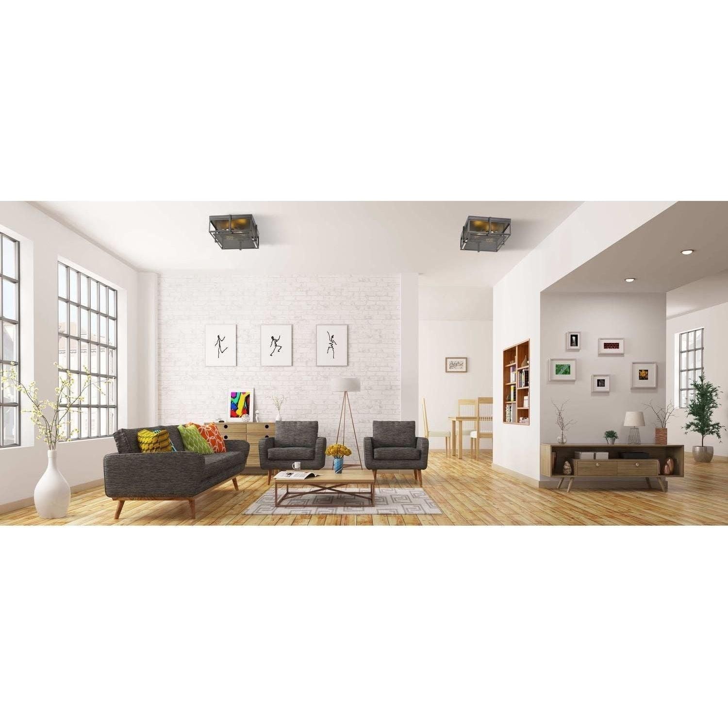 Z-Lite - Halcyon Flush Mount - Lights Canada