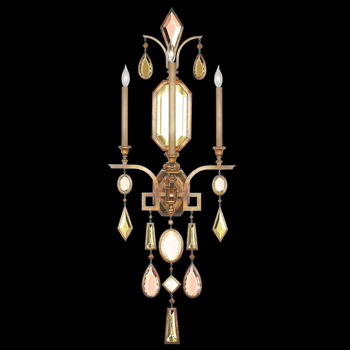 Fine Art Handcrafted Lighting - Encased Gems Sconce - Lights Canada