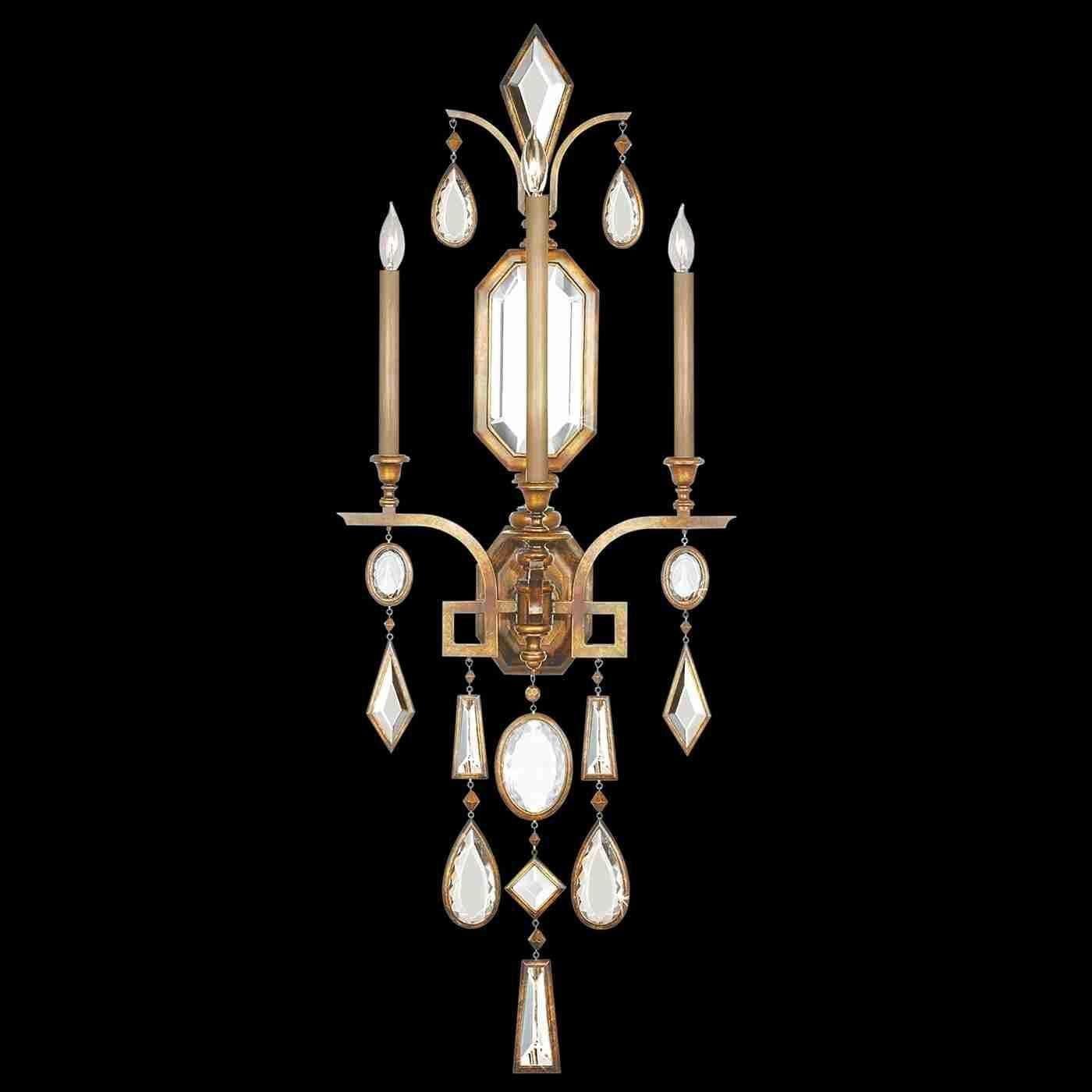 Fine Art Handcrafted Lighting - Encased Gems Sconce - Lights Canada