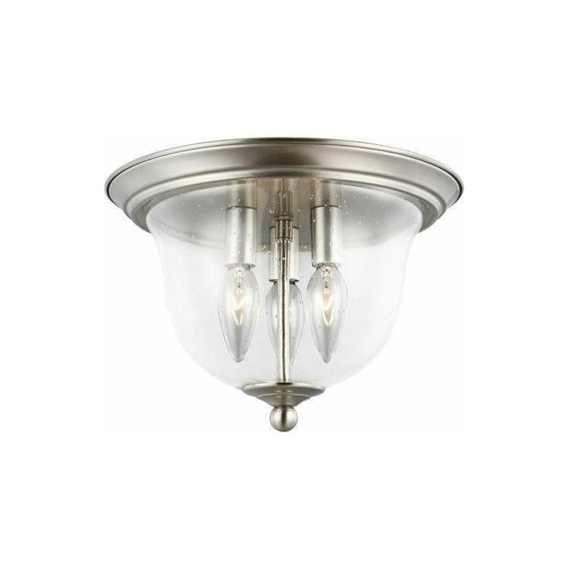 Generation Lighting - Belton 3-Light Flush Mount (with Bulbs) - Lights Canada
