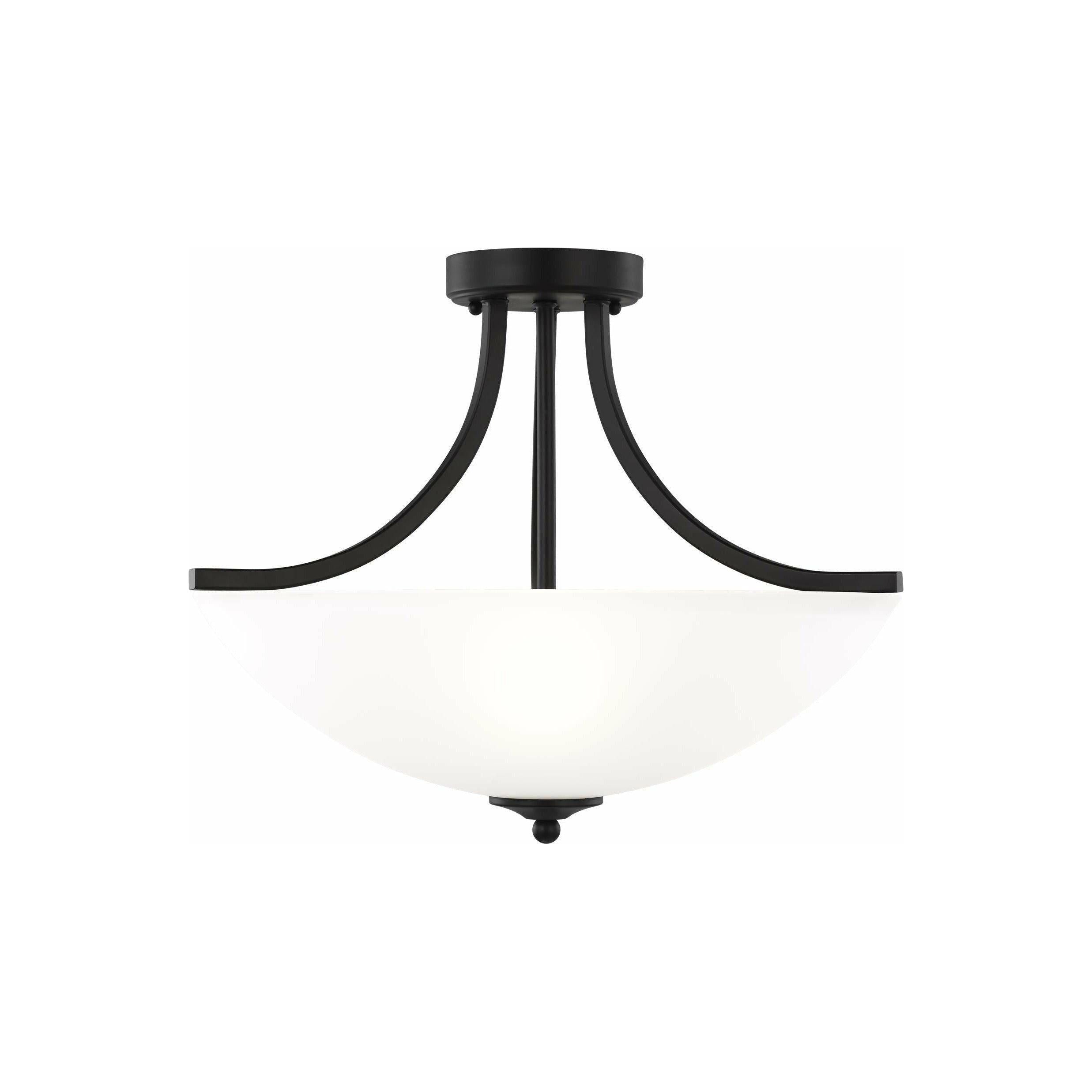 Generation Lighting - Geary Medium 3-Light Convertible Semi Flush Mount - Lights Canada
