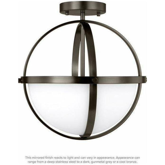 Generation Lighting - Alturas 2-Light Convertible Semi Flush Mount - Lights Canada