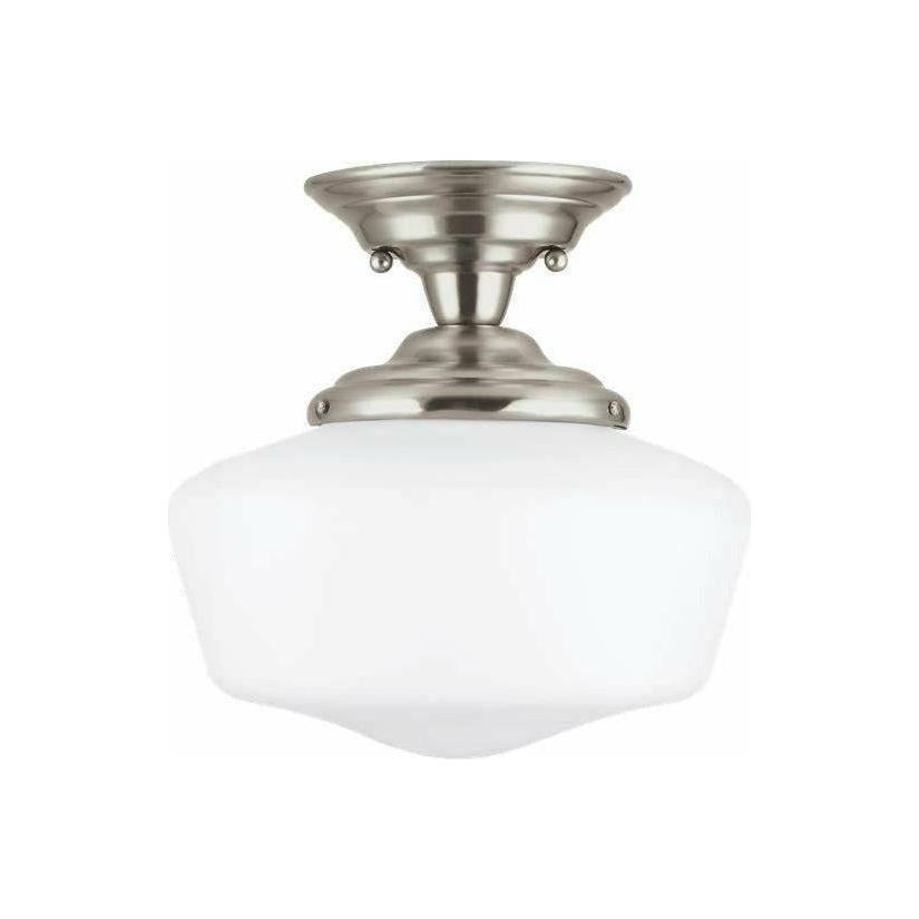 Generation Lighting - Academy Medium 1-Light Semi Flush Mount (with Bulb) - Lights Canada