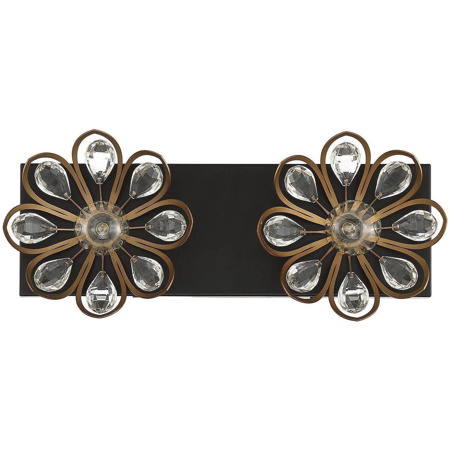 Savoy House - Poppy 2-Light Bathroom Vanity Light - Lights Canada