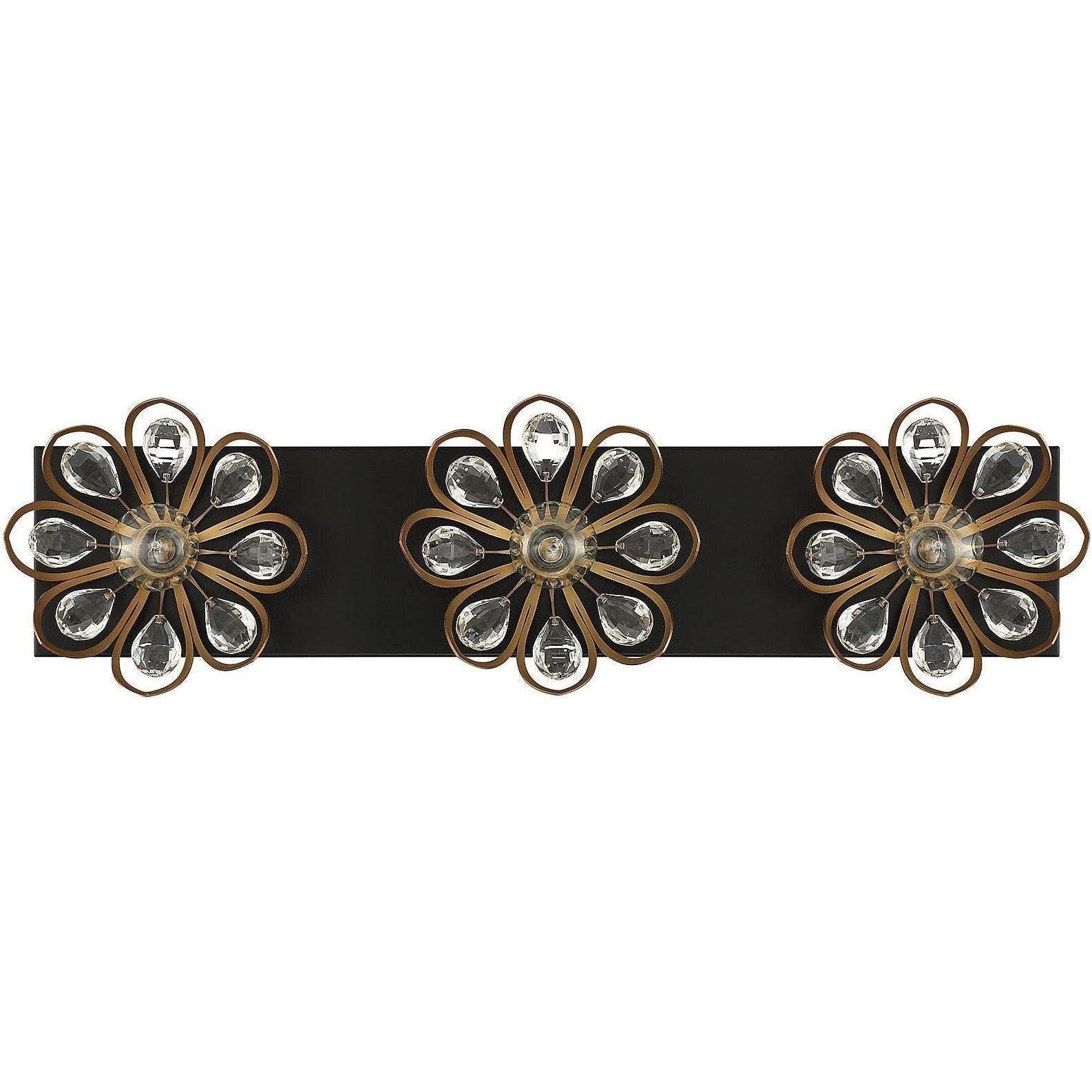 Savoy House - Poppy 3-Light Bathroom Vanity Light - Lights Canada