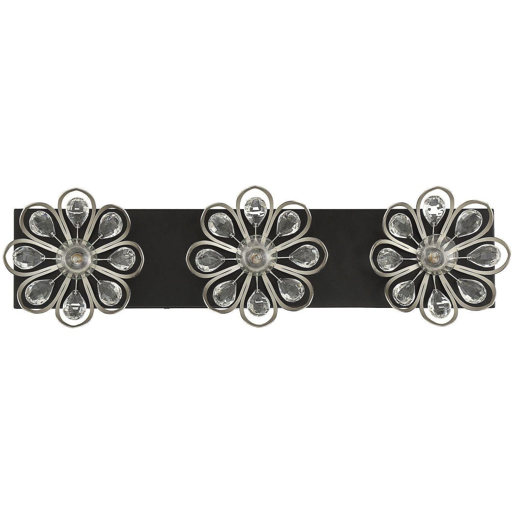 Savoy House - Poppy 3-Light Bathroom Vanity Light - Lights Canada