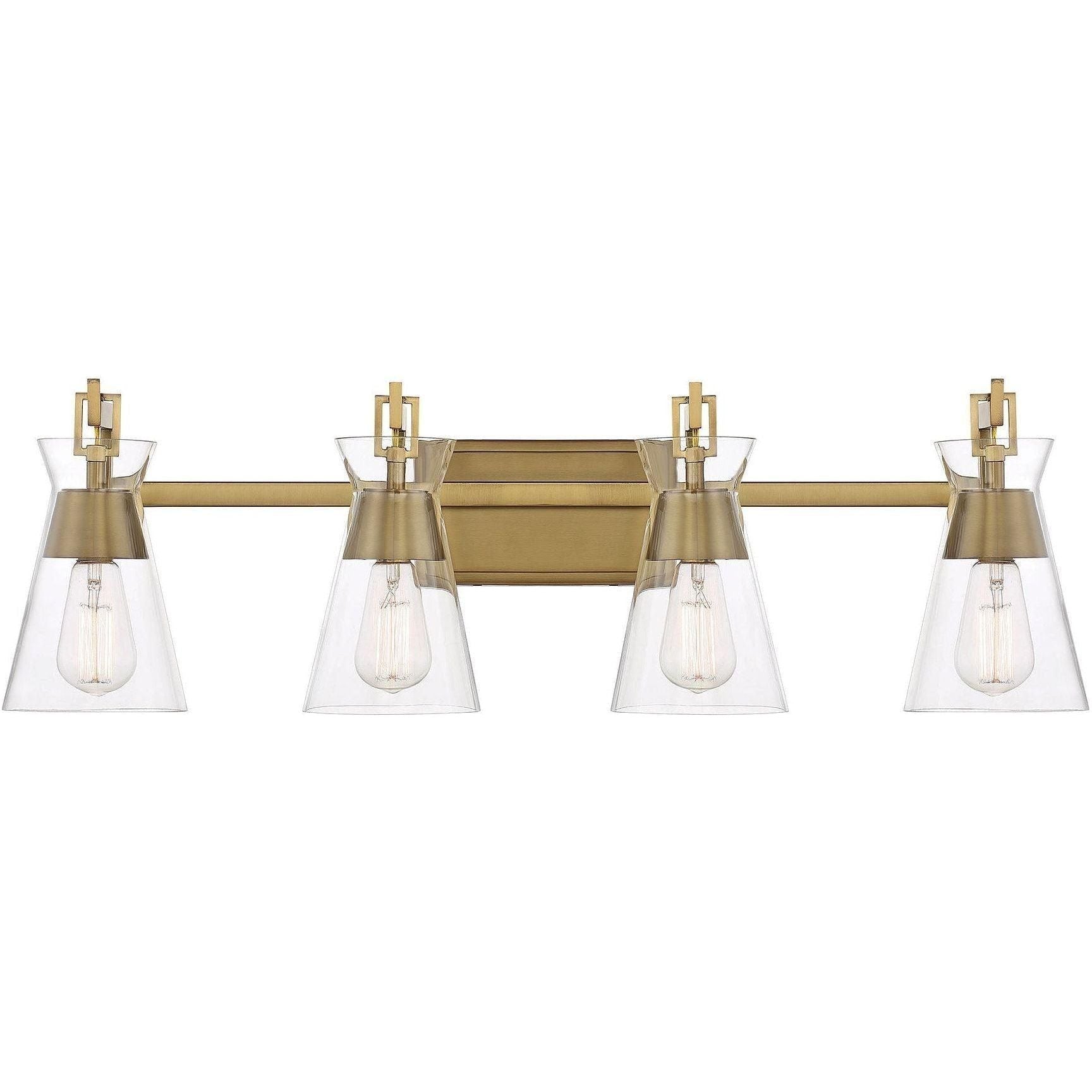 Savoy House - Lakewood 4-Light Bathroom Vanity Light - Lights Canada