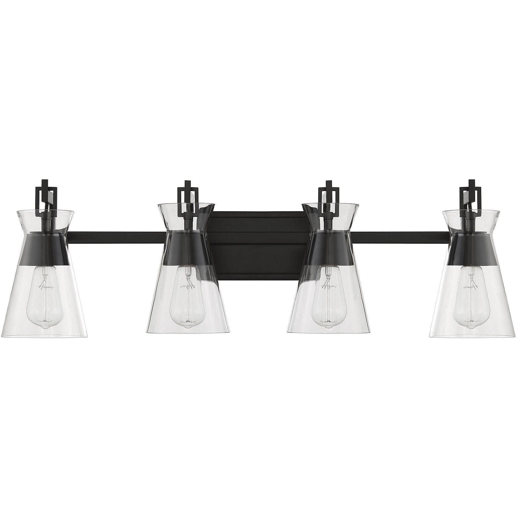 Savoy House - Lakewood 4-Light Bathroom Vanity Light - Lights Canada