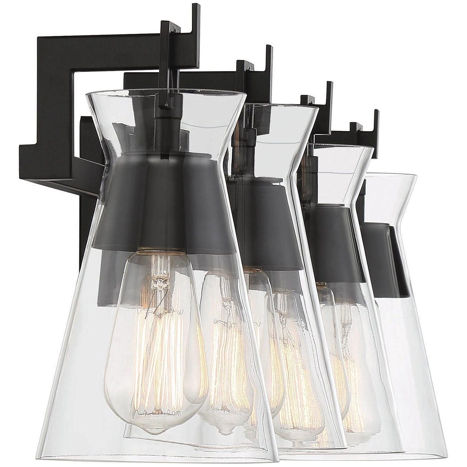Savoy House - Lakewood 4-Light Bathroom Vanity Light - Lights Canada