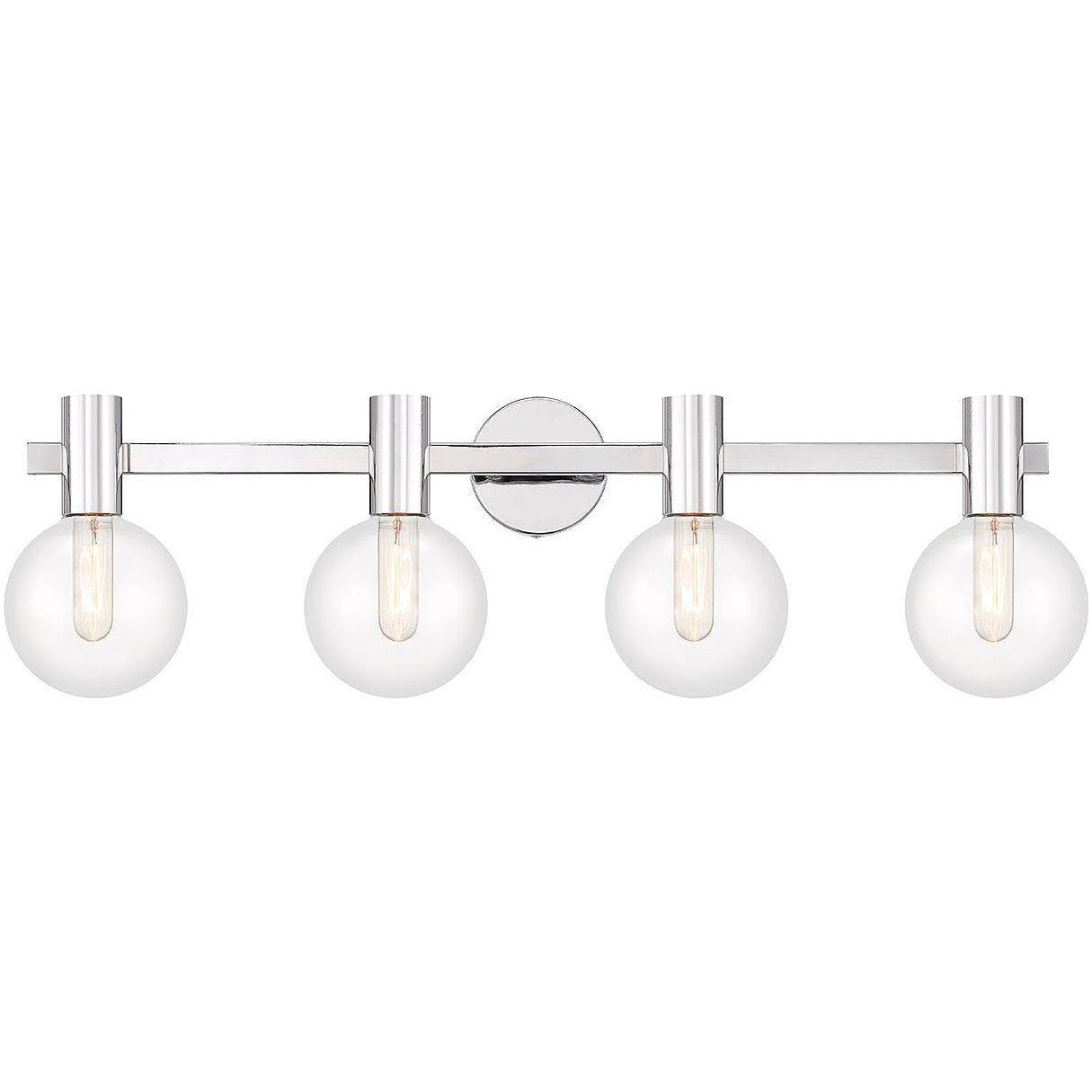 Savoy House - Wright 4-Light Bathroom Vanity Light - Lights Canada