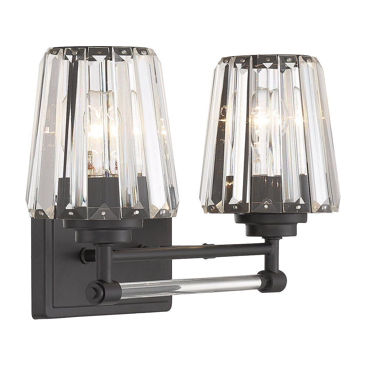 Savoy House - Garnet 2-Light Bathroom Vanity Light - Lights Canada