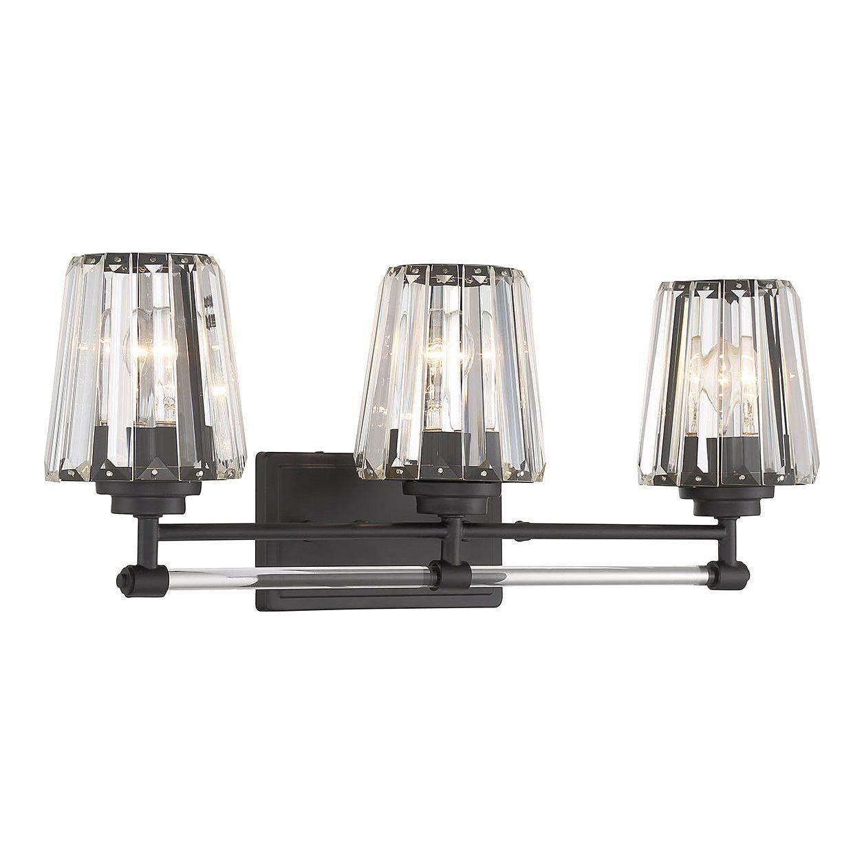 Savoy House - Garnet 3-Light Bathroom Vanity Light - Lights Canada
