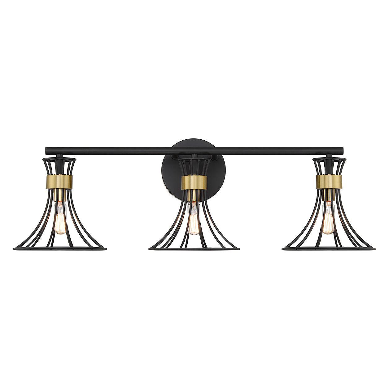 Savoy House - Breur 3-Light Bathroom Vanity Light - Lights Canada