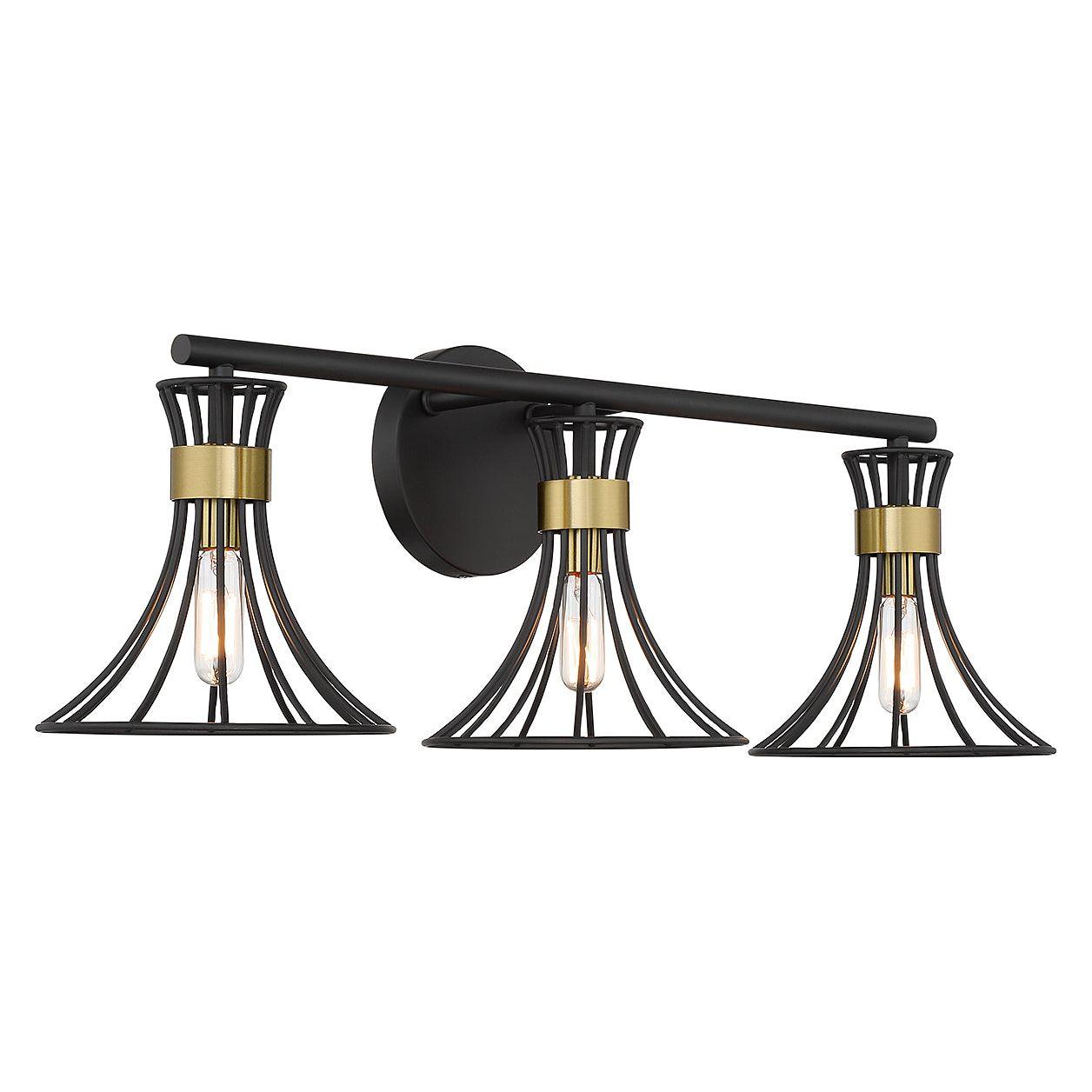 Savoy House - Breur 3-Light Bathroom Vanity Light - Lights Canada