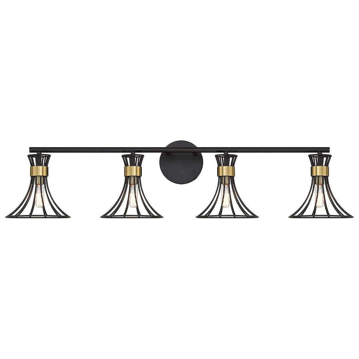 Savoy House - Breur 4-Light Bathroom Vanity Light - Lights Canada