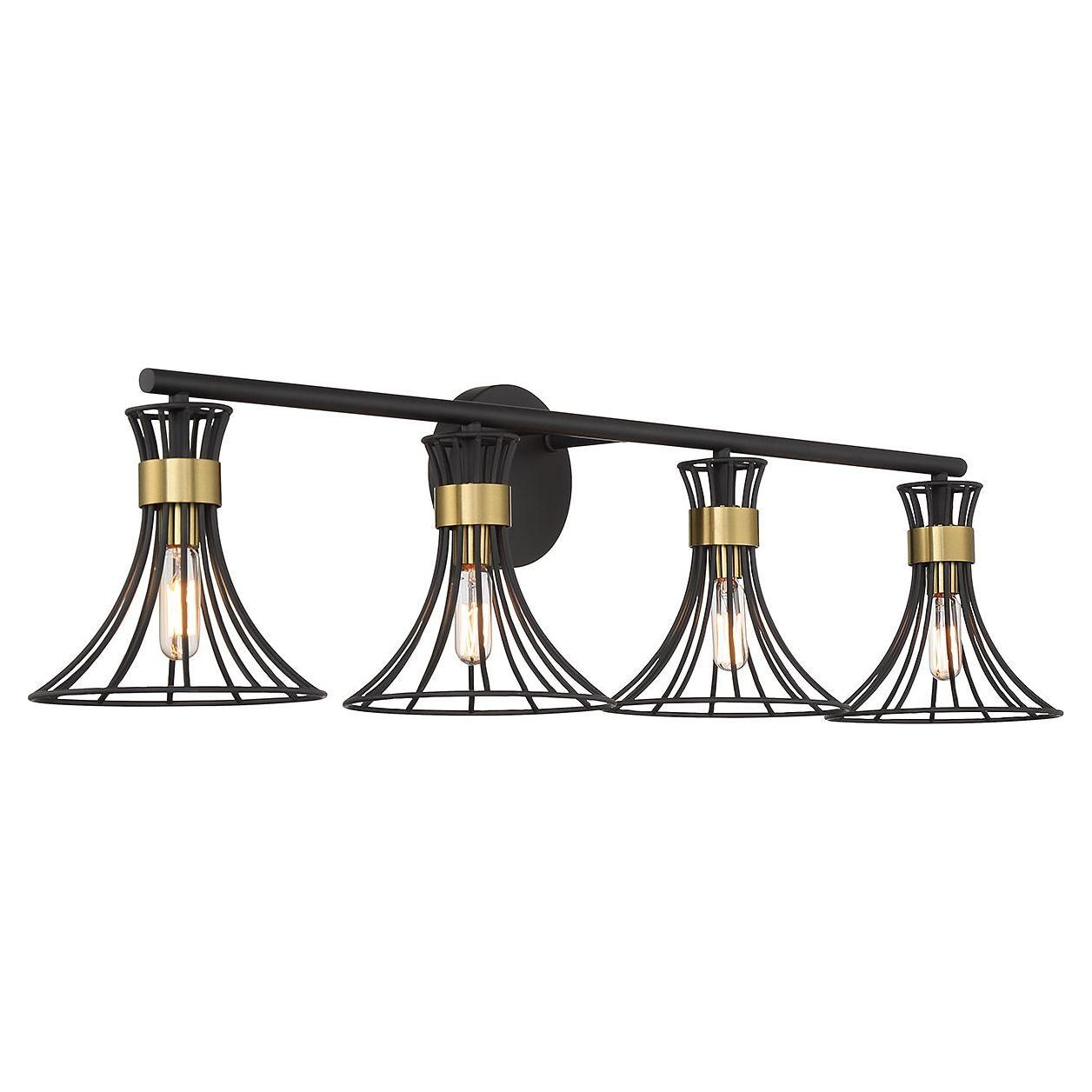 Savoy House - Breur 4-Light Bathroom Vanity Light - Lights Canada