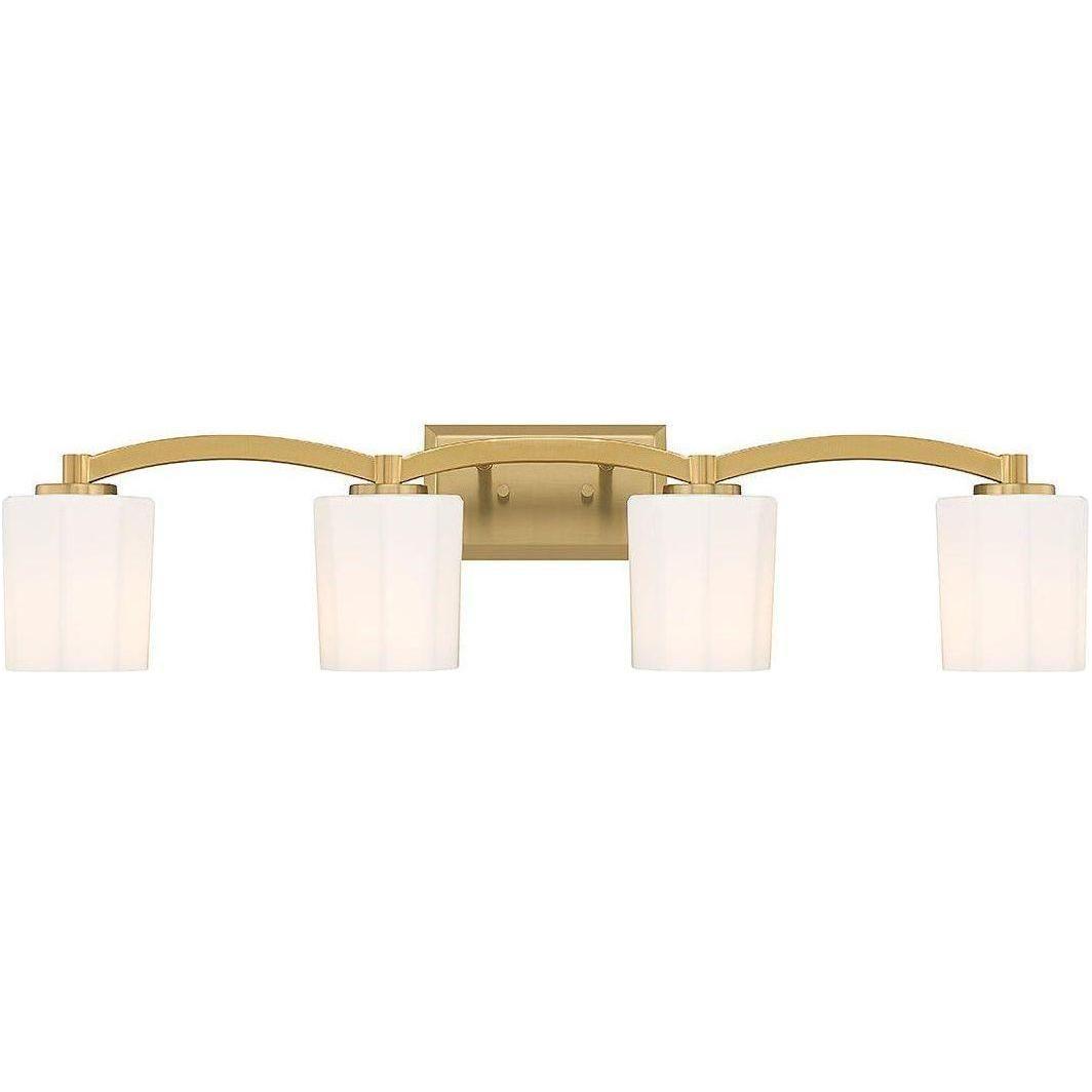 Savoy House - Whitney 4-Light Bathroom Vanity Light - Lights Canada