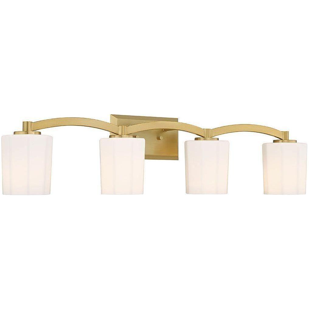 Savoy House - Whitney 4-Light Bathroom Vanity Light - Lights Canada