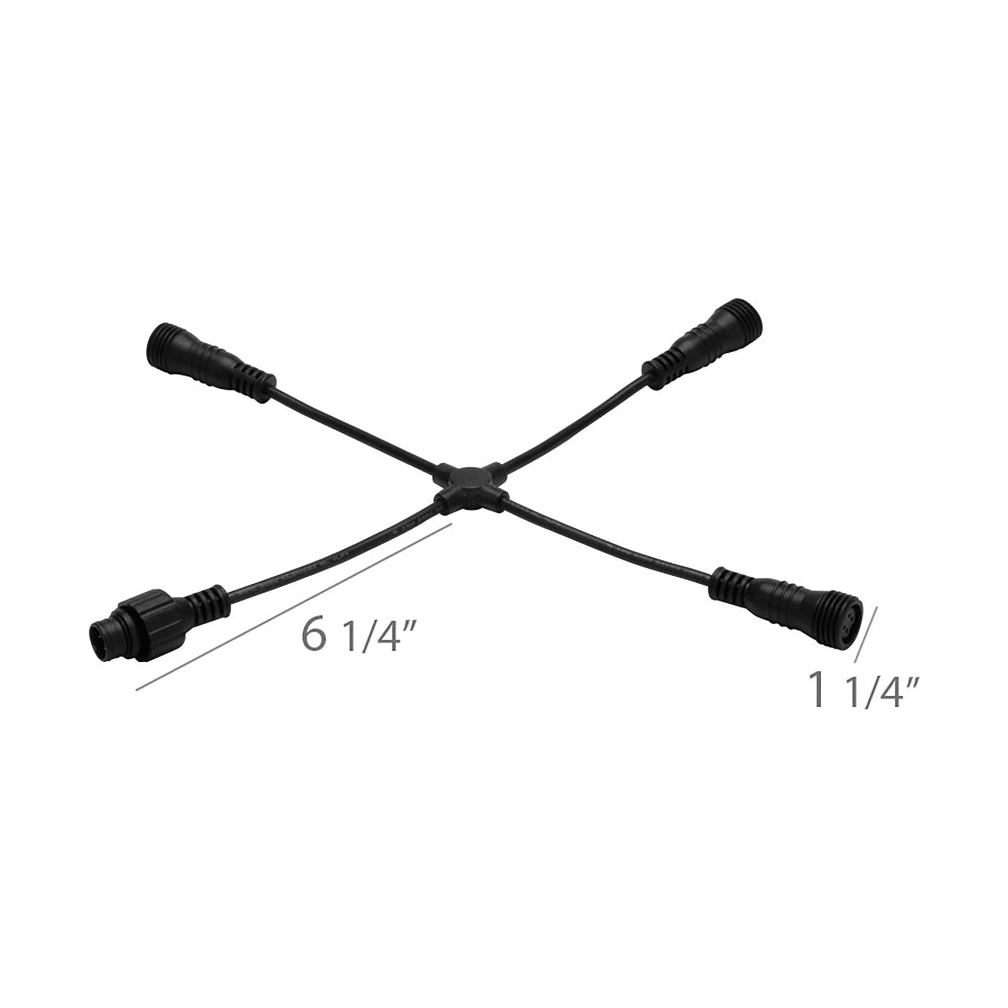 WAC Lighting - LED 12V Outdoor Strip Light 4-Way X-Connector - Lights Canada