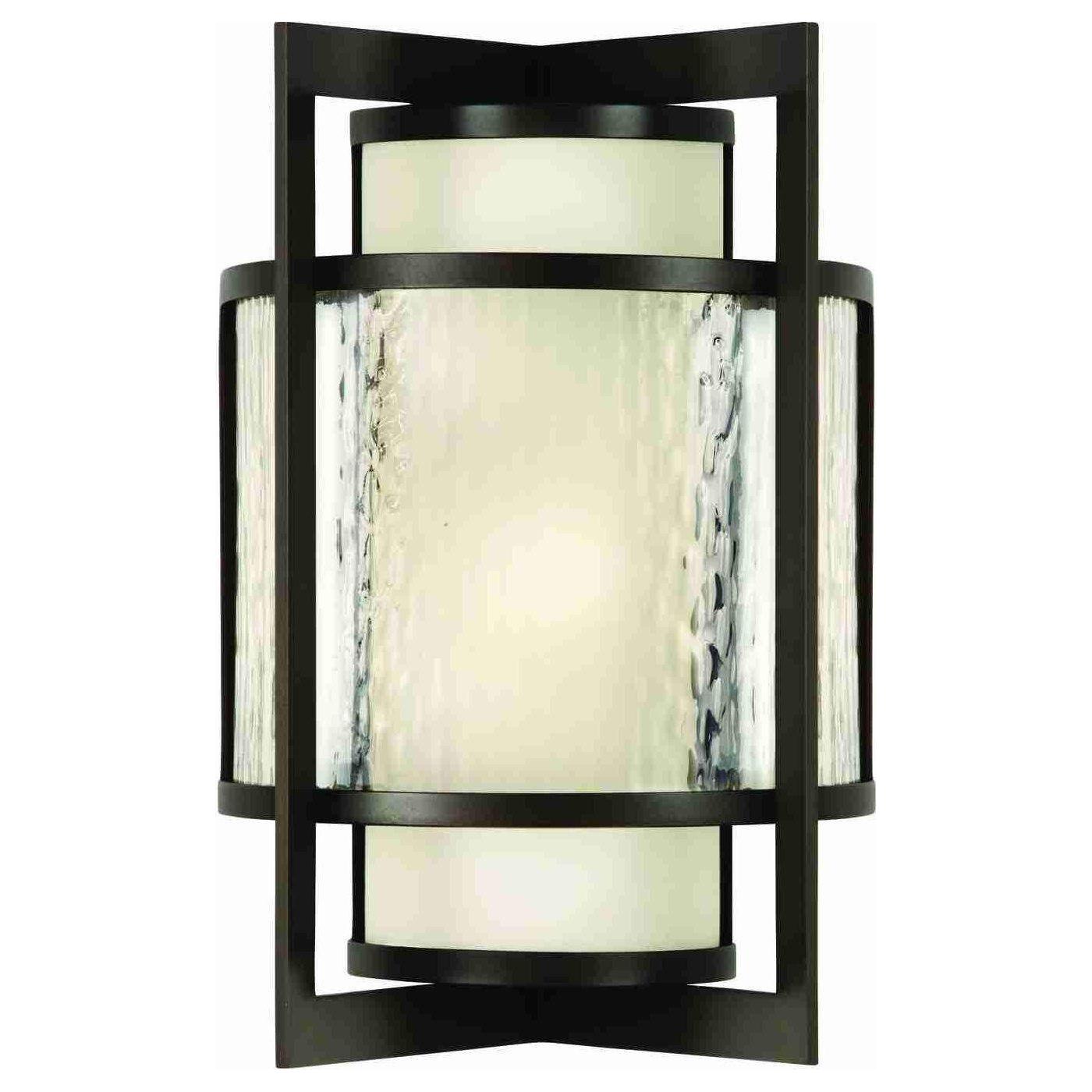 Fine Art Handcrafted Lighting - Singapore Moderne Outdoor Wall Light - Lights Canada